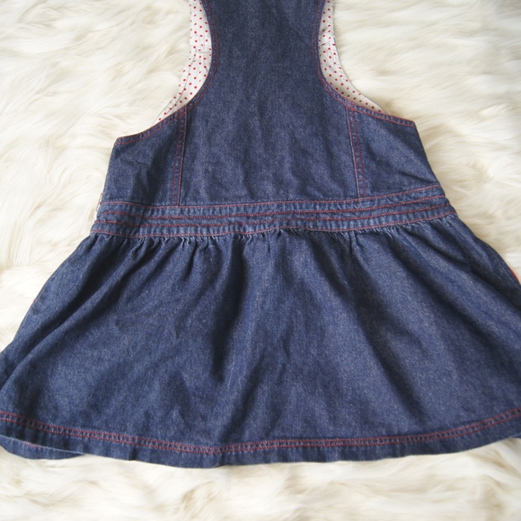 Girls Why And 1/2 Jumper Skirt Size 11 Denim - Picture 8 of 8